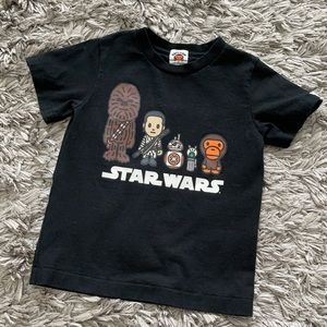 Bape Kids x Star Wars Tshirt size 110